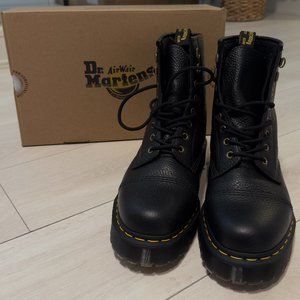 Dr Martens 1460 Bex Faux Fur Lined Leather Lace Up Boots